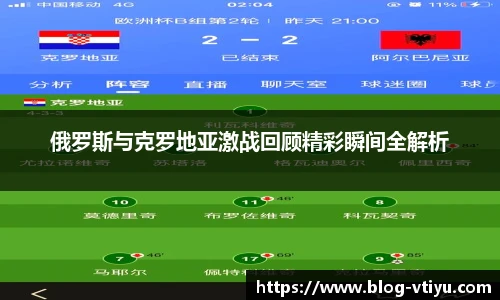 俄罗斯与克罗地亚激战回顾精彩瞬间全解析